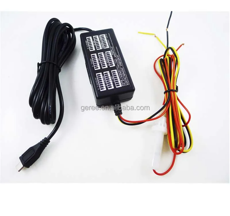 DC 12 В 24 до 5 2.5A Step Down конвертер 2 м Micro USB зарядное устройство для Таблица телефон