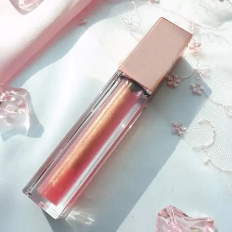 Private Label Stay Glossy Sweet Cosmetic Lip gloss Sets For Women 5 Color Glitter Shiny Lipgloss Party Makeup Supplier Low MOQ