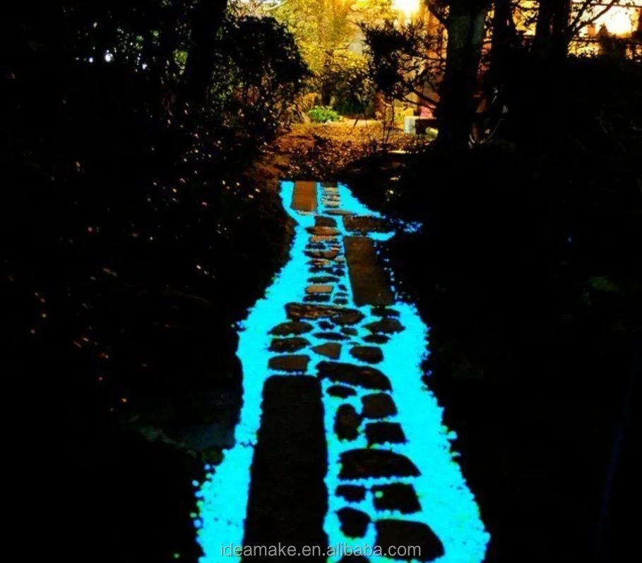 
night light cobble stones for landscaping Glow In The Dark Pebbles 
