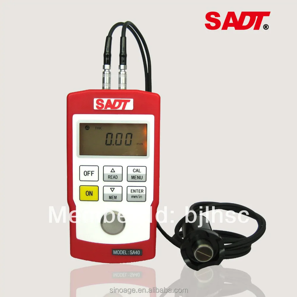 New Ultrasonic wall Thickness Gauges SA40+ which can test metal thickness through coating
