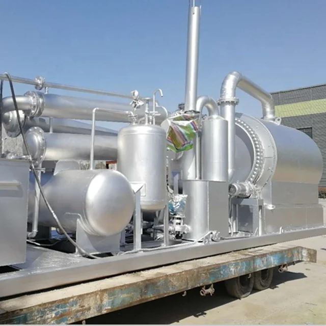 Hot sale in Finland 15Tons continuous pyrolysis plant price