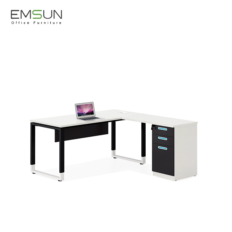 
L shape director table executive office desk modern CEO desk for boss 