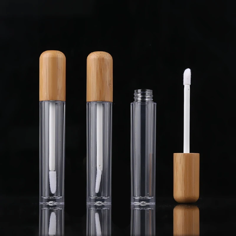 5ml bamboo lipgloss tube packaging bamboo lip tube