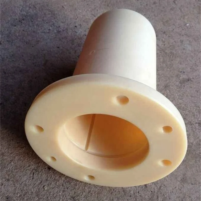 UHMWPE  plastic nylon sleeves bush acetall roller PP PE jacket bush pa6 nylon black flange step sleeve bushing