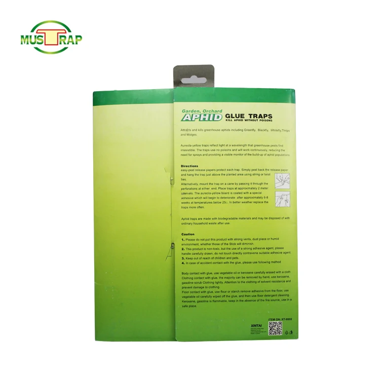 Insect Glue Traps Pest Control Traps Fly Glue Paper Board