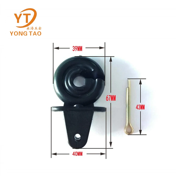 New type hot selling durable using electric fence ring bolt insulator, 2019 hot products
