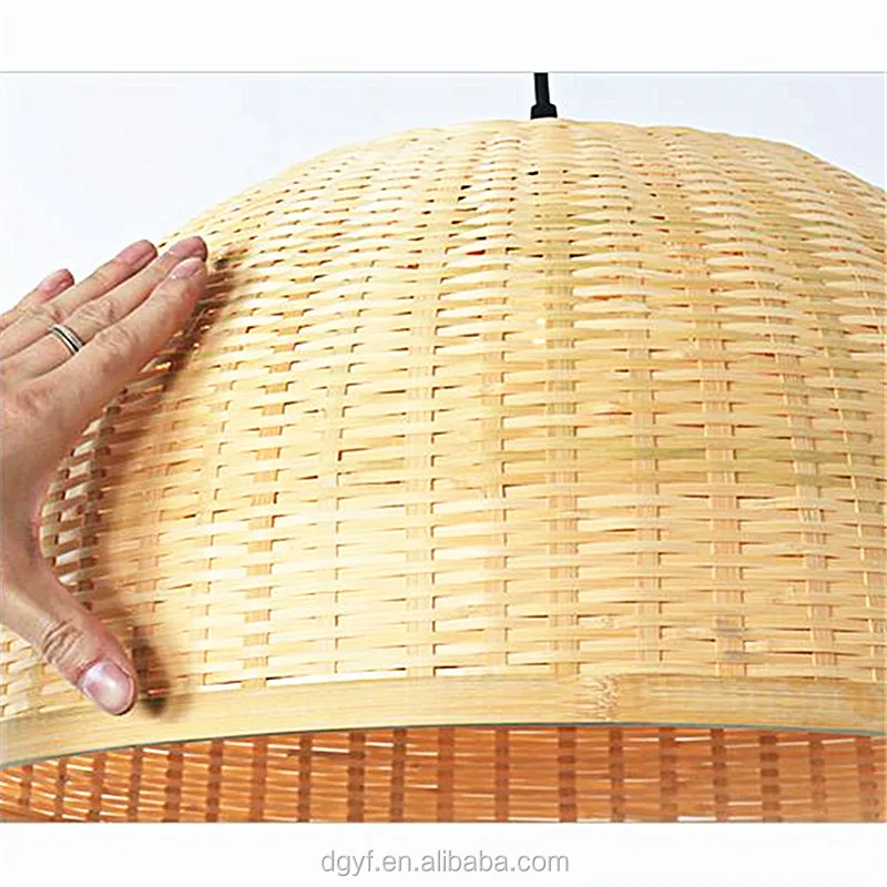 New Style Bamboo Lamp Shades  Custom Shape Custom Color Home Decor Modern lampshade bamboo weaving lamp cover