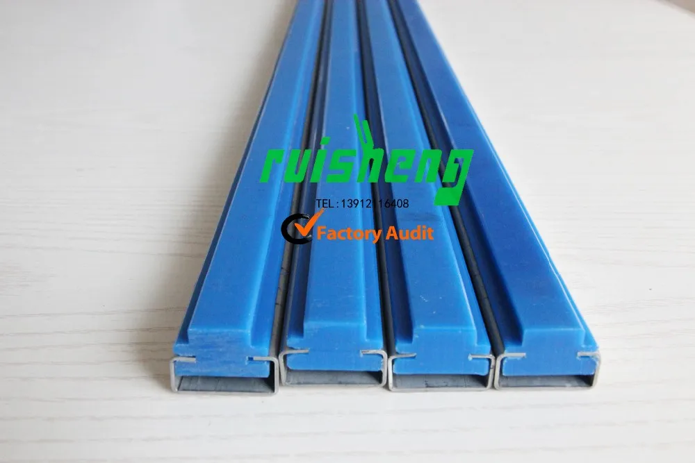 hmwpe sliding conveyor guide rails/chain guide/uhmwpe plastic roller chain