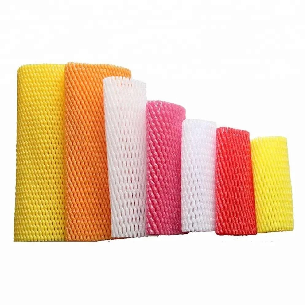 
Plastic PE Fruit Foam Net Sleeve For Fruit Mango Guava Apple Pear Bottle flower Packing 