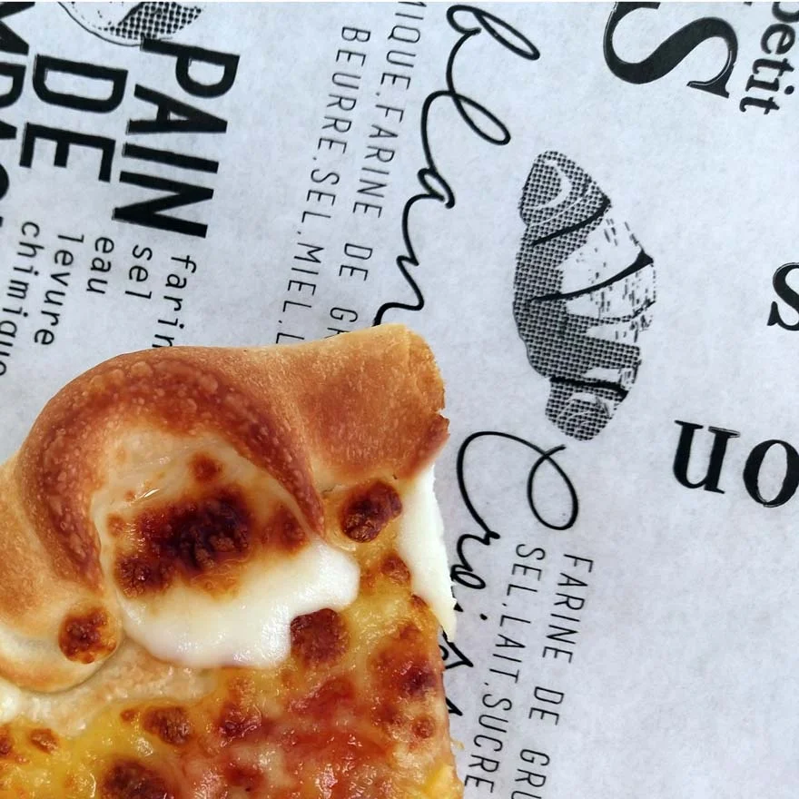 
Silicone Coated Greaseproof Paper Logo Printed Pizza Liner Paper 