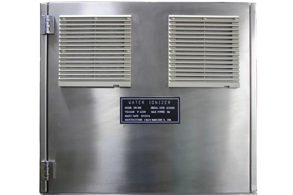 Large capacity industrial water ionizer for alkaline water bottling plant