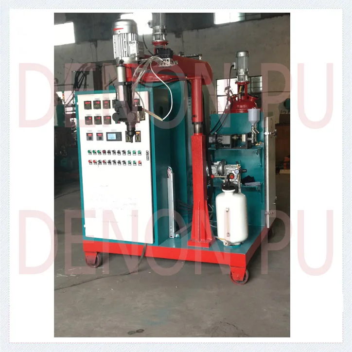 High Temperature Hot Air Heating Type Elastomer Polyurethane Inje Machine With Color Paste Adding System For PU Industry Rollers