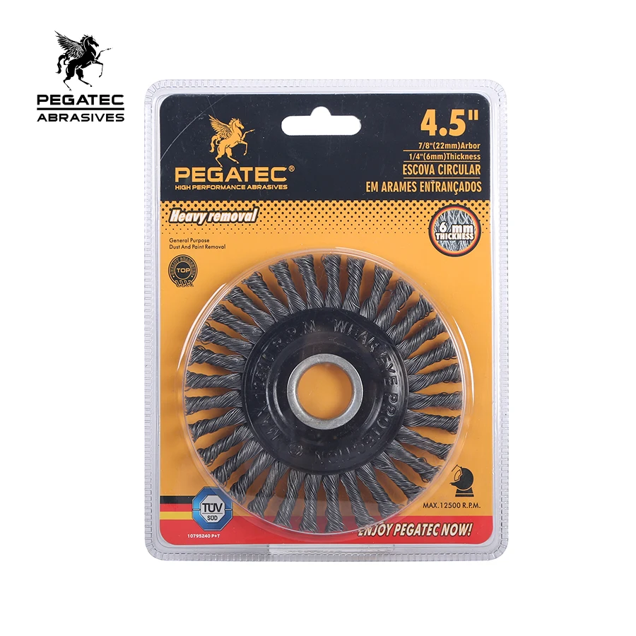 for wood wire brush machine steel wire cup steel wire for brush cutter