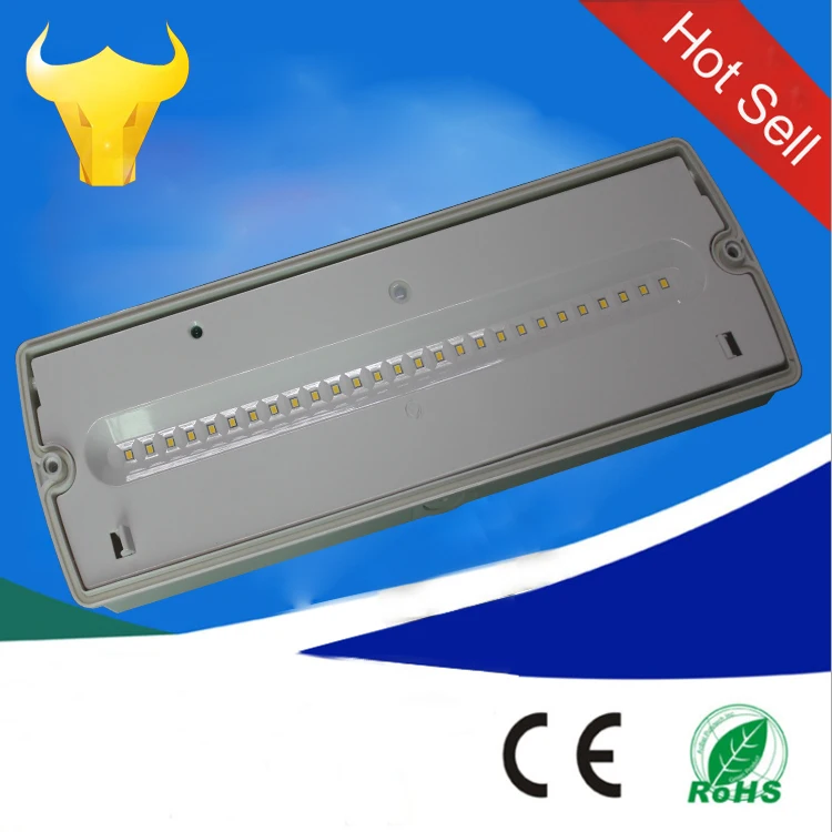 
IP65 4w 300lm Rechargeable Industrial exit light led Emergency Light 