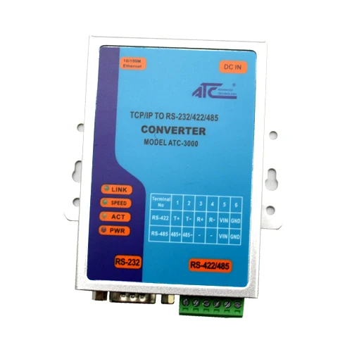 With High Performance TCP/IP TO RS-232/422/485 CONVERTER to Ethernet RS485 Converter (ATC-3000)