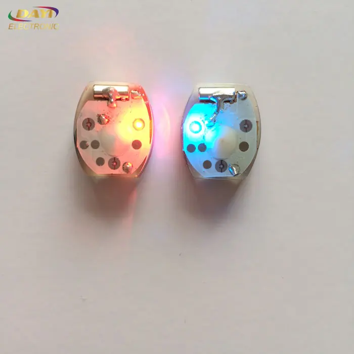 Vibration activated mini light in PVC, led pvc lights, led pvc patch lights