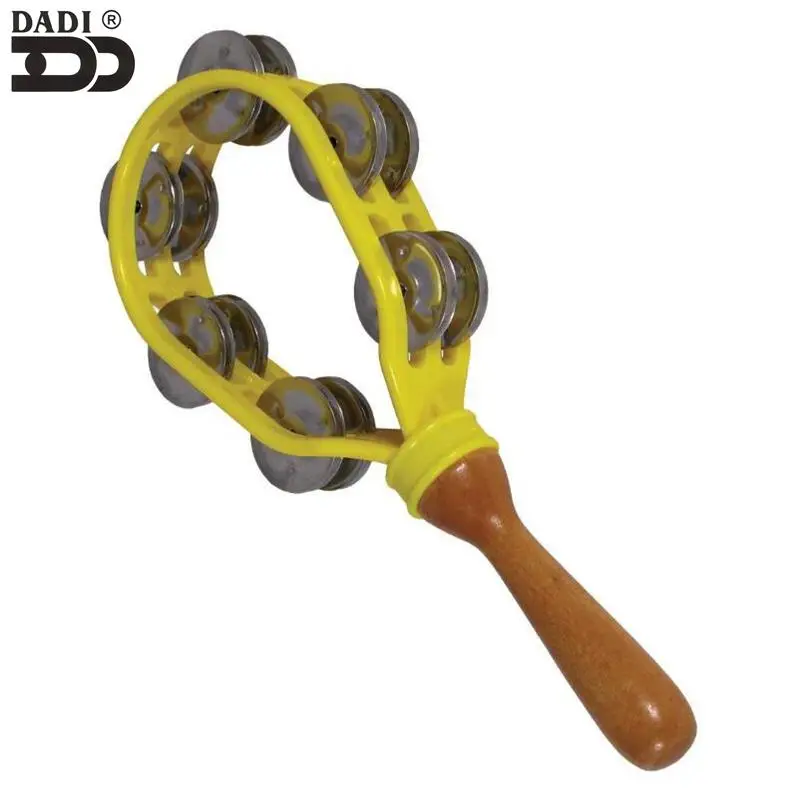 
Dadi wholesale best Musical Instruments custom tambourine toy plastic bat tambourine 