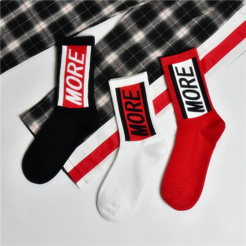 Compression custom logo sport crew socks for man