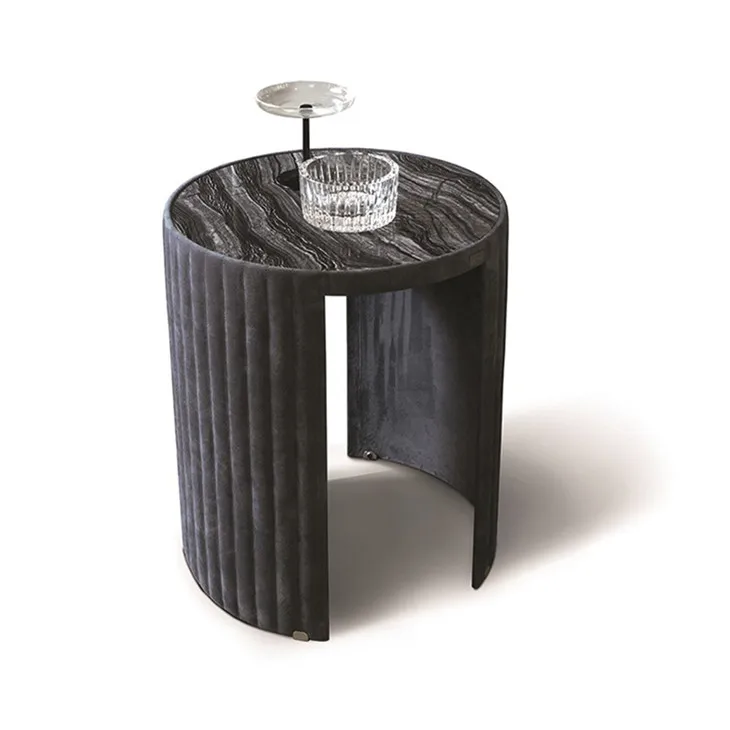 Tea Table Furniture Marble Round Coffee Table Made in Vietnam
