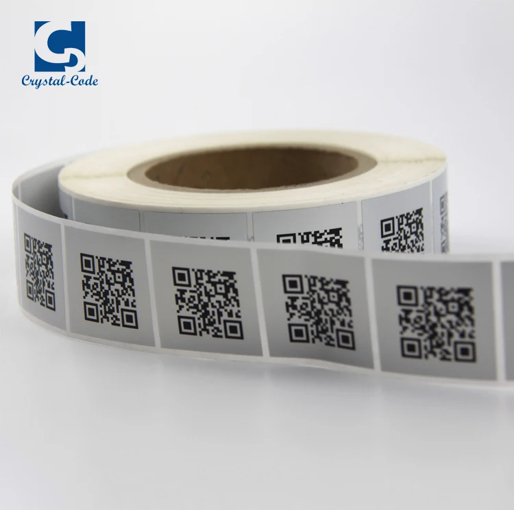 Custom Anti-tamper Labels Printing Adhesive Destructible Asset Serial Numbers Bar code Sticker QR Code Labels