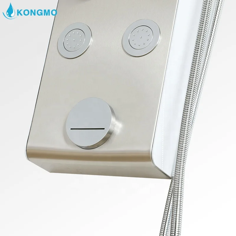 
SS thermostatic LED Light shower system shower screen with CE certificate 