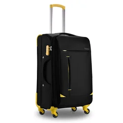 Hot selling EVA travel luggage with explosion-proof zipper fabric suitcase