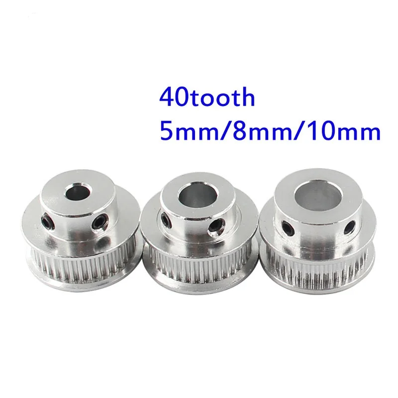 3D Printer Parts GT2 Timing Pulley 30 36 40 60 Tooth Wheel Bore 5mm 8mm Aluminum Gear Teeth Width 6mm 2GT Accessories For Reprap