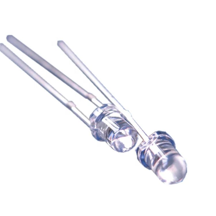 Special wavelength LED supplier  sell water clear lens T1 3mm 1200nm 1550nm 1650nm 1720nm InGaAsP through hole infrared diode