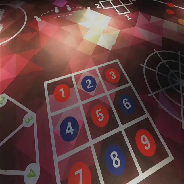 PVC multi application indoor functional gym floor