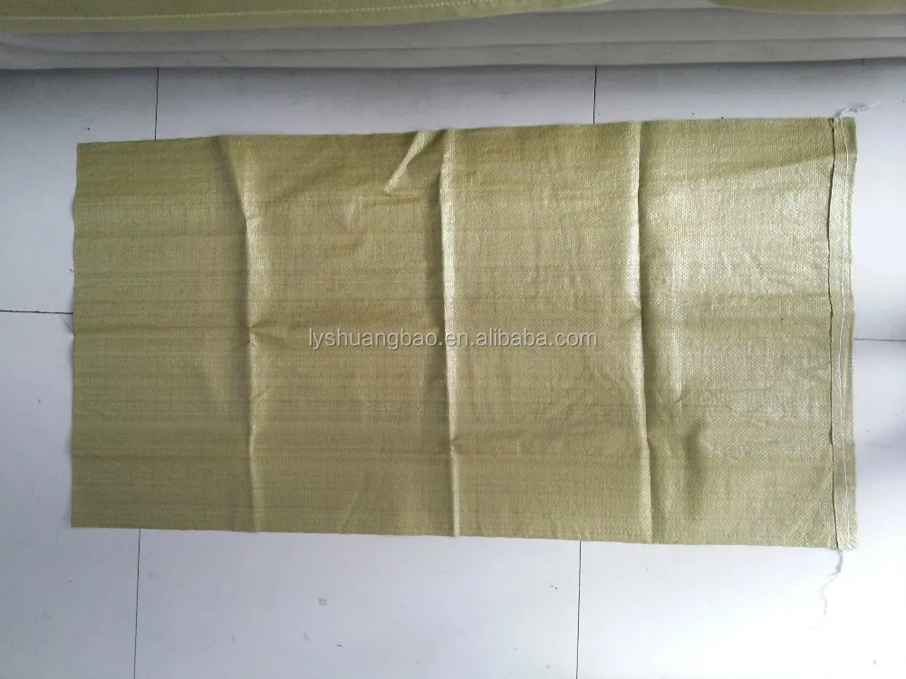 recycled Pp Woven Bag Yellow /gray low price pp sacks