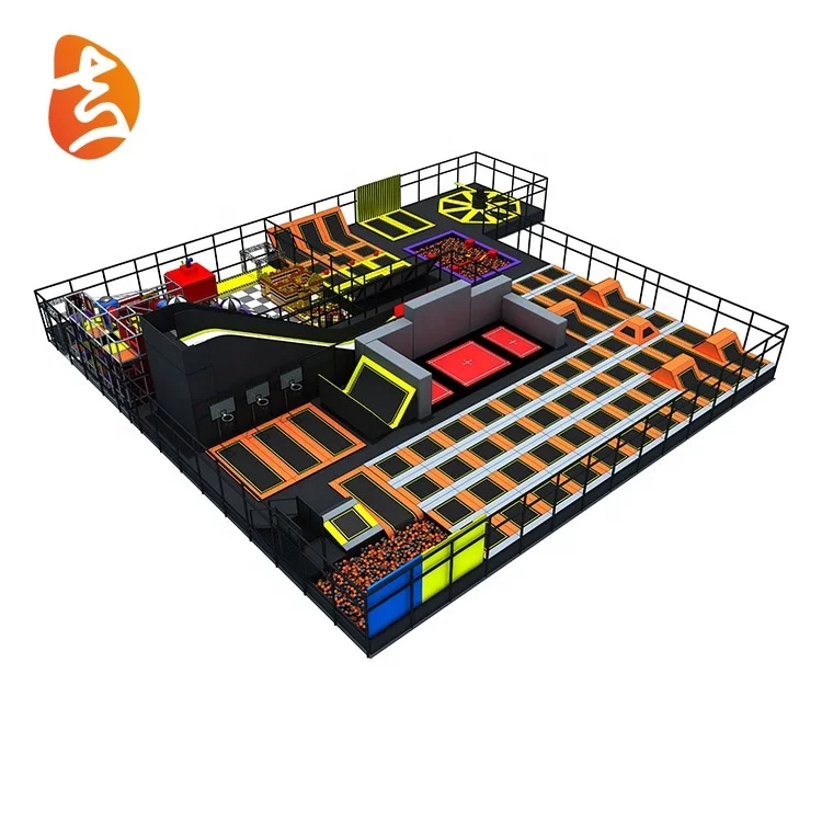 Factory customized commercial big indoor foam pit Trampoline Park Playground for sale