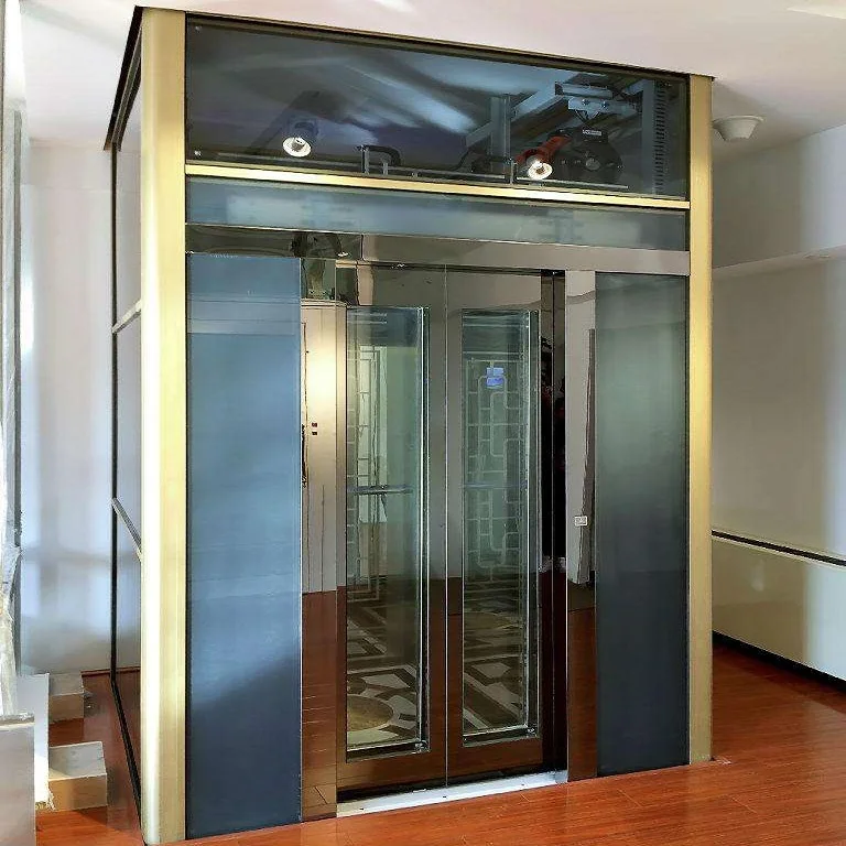 MRL Safe and Stable Price Cheap Glass Home Elevator