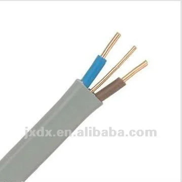 Flexible 2.5mm 6mm Twin and Earth 3 Core Flat Electrical Cable