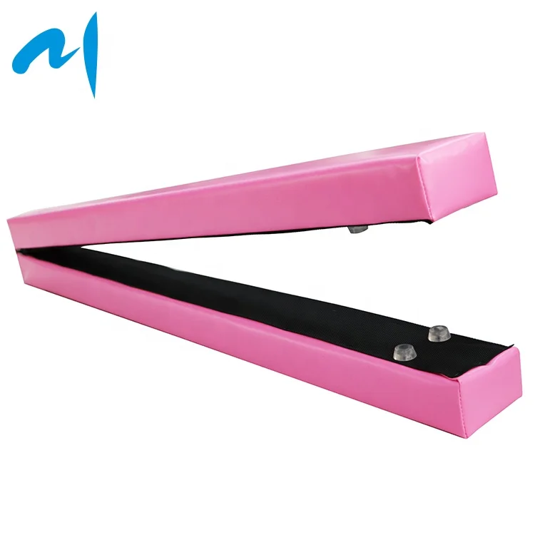 
7FT Pink Pvc cover+Wood Kids Gymnastics Balance Beam for Sale 