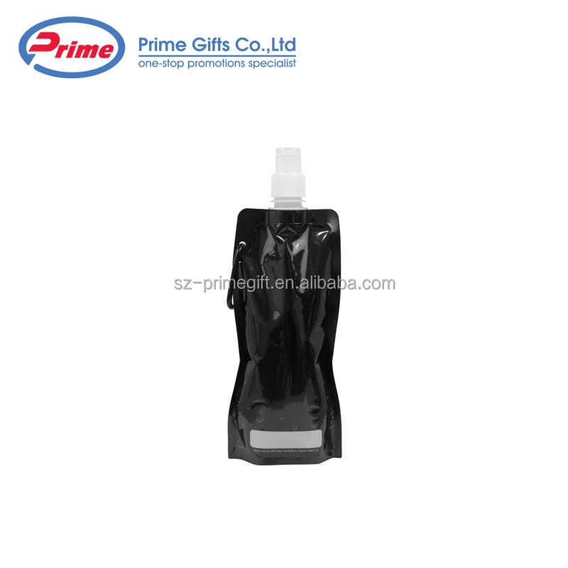 Foldable Water Bottle Hot Selling Customize Logo High Quality Plastic Camping PE Minimalist Unisex Sustainable 1pc/poly Bag