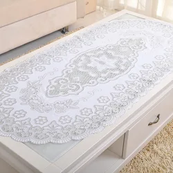 Anti-Scalding Disposable Tablecloth Color Soft Table Mat Transparent PVC Tablecloth, Waterproof Clear PVC Table Cover