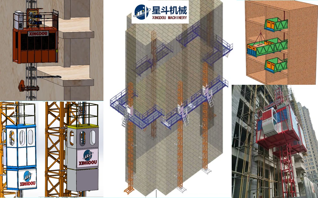 SC200 Construction Passenger Elevator Construction Lift hoist