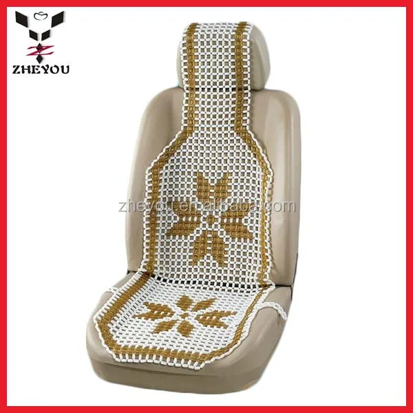 gold pattern cooling massage marble bead car seat cushion for summer