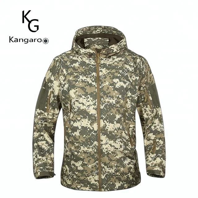 Combined softskin Lightweight Waterproof  polar fleece  tactical Jacket