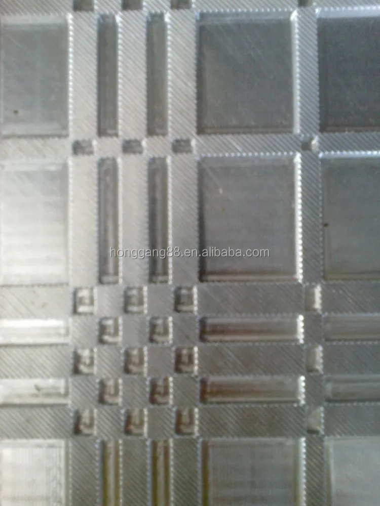 Leather aluminum embossing sheet metal