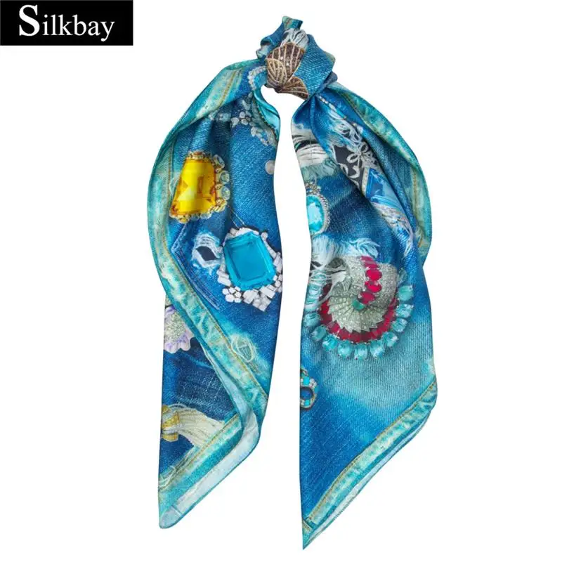 
Low MOQ fashion hot long style warm lady scarfs silk neck scarf yiwu 