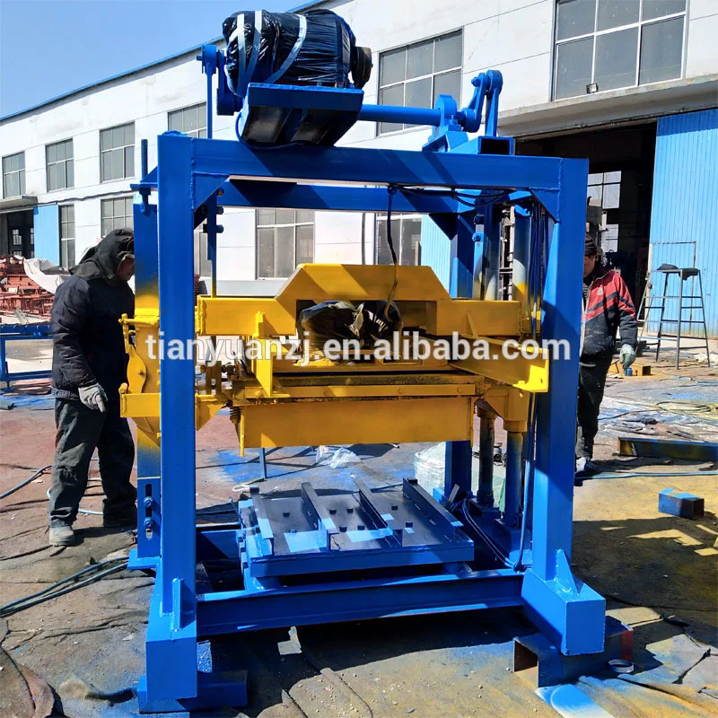 profitable small projects QT40-2 semi-automatic brick making machine