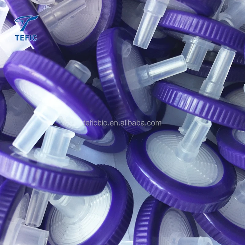 Лабораторный шприцевой фильтр PTFE 25 мм 0 45 мкм для ВЭЖХ 13 мембрана ПВДФ от