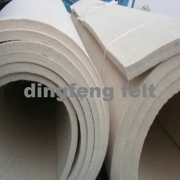 Белый шерстяной войлок/прорезь/Промышленный