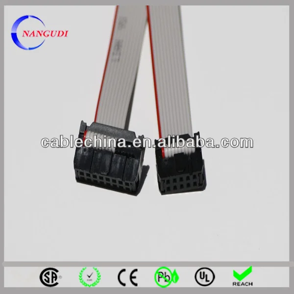 16( 2x8) штифт 2.54mm idc женский разъем& ленточный кабель