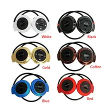 Hot Mini503 BH503 Neckband Mini Wireless Sport Bluetooth Headset headphone Music Stereo Bluetooth Earphone Micro SD