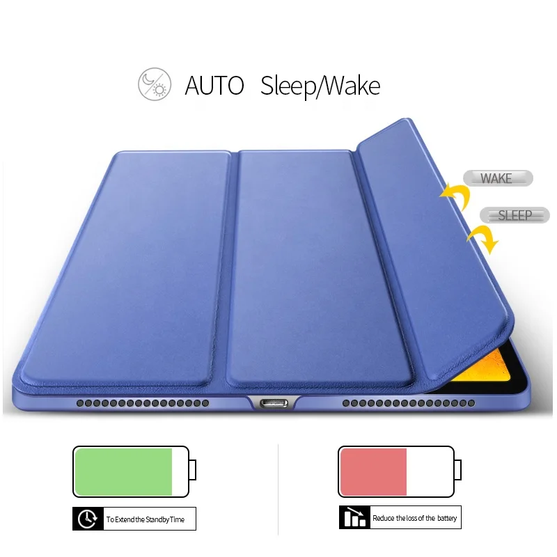Smart Cover for iPad Pro 2018 11 Inch Lightweight/Ultrathin With Transparent Hard PC Back