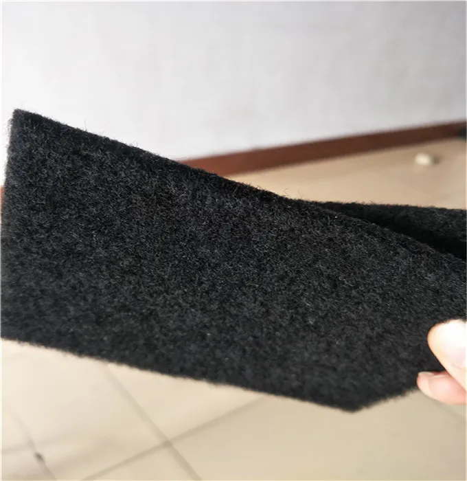 nonwoven  black carpet for car  from factory