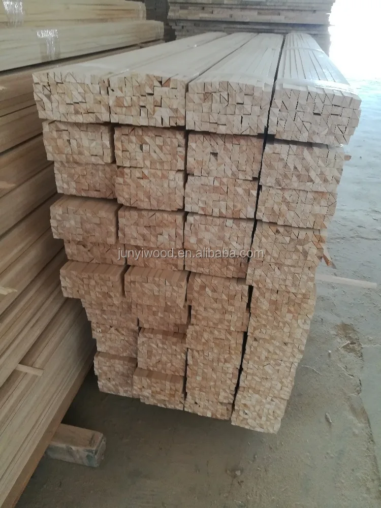 Paulownia wood chamfer strips For Concrete Construction Forming