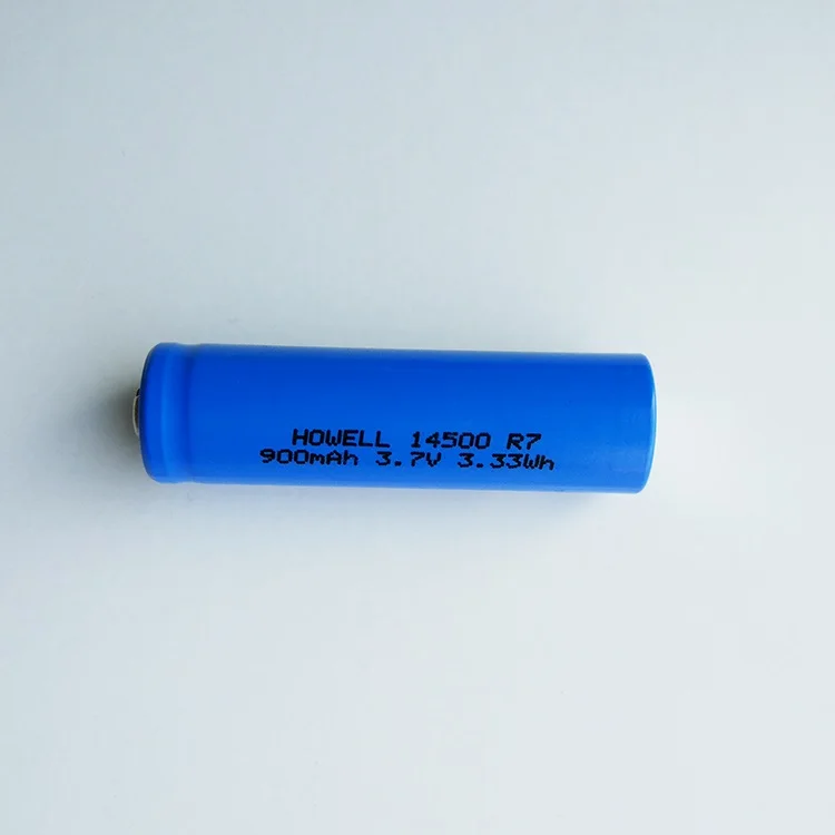 icr14500 li-ion battery 14500 1000mah 3.7v li-ion battery 3.7v icr 14500 li ion rechargeable battery 800mAh 900mAh